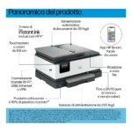 HP OfficeJet Pro 8132e Wireless All-in-One Colore Stampante, Instant Ink; Stampa fronte/retro - immagine 5