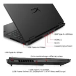 HP E4FB4EA laptop Intel Core Ultra 7 40,6 cm (16") 2.5K 32 GB DDR5-SDRAM NVIDIA GeForce RTX 5070 Wi-Fi 6 (802.11ax) FreeDOS AI PC Nero - immagine 5