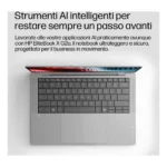 HP E4LH3AT laptop Copilot+ PC AMD Ryzen AI 5 Computer portatile 35,6 cm (14") 3K 16 GB LPDDR5x-SDRAM 512 GB SSD Wi-Fi 7 (802.11be) Windows 11 Pro Argento - immagine 8