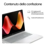 HP E4FB5EA laptop Copilot+ PC Intel Core Ultra 7 Computer portatile 43,9 cm (17.3") Full HD 16 GB DDR5-SDRAM 512 GB SSD Wi-Fi 6 (802.11ax) Windows 11 Home Grigio, Argento - immagine 5