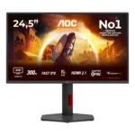 AOC G4 Q25G4SR Monitor PC 62,2 cm (24.5") 2560 x 1440 Pixel Quad HD LED Nero, Rosso