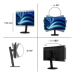 Philips Serie 3000 24B2N3200A/00 Monitor PC 60,5 cm (23.8") 1920 x 1080 Pixel Full HD LED Nero - immagine 3