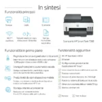 HP Smart Tank 7305 Wireless All-in-One Colore Stampante, Stampa fronte/retro; fotocopiatrice, scanner - immagine 5