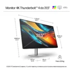 HP Monitor serie 7 Pro da 31,5" 4K Thunderbolt 4 - 732 pk - immagine 9