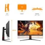 AOC G4 C32G4Z Monitor PC 80 cm (31.5") 1920 x 1080 Pixel Full HD LCD Nero, Rosso - immagine 4