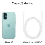Apple iPhone 16 128GB Verde acqua - immagine 9
