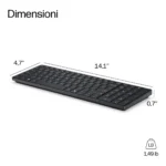 HP EliteBoard G1a Next Gen AI Copilot+ PC AMD Ryzen AI 5 PRO PRO 340 16 GB DDR5-SDRAM 512 GB SSD Windows 11 Pro AI PC Nero - immagine 4