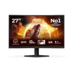 AOC G4 CQ27G4ZE Monitor PC 68,6 cm (27") 2560 x 1440 Pixel Quad HD LCD Nero, Rosso