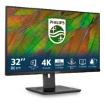 Philips Serie 3000 32B1N3800/00 Monitor PC 80 cm (31.5") 3840 x 2160 Pixel 4K Ultra HD LCD Nero - immagine 2