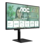 AOC Q27P4U Monitor PC 68,6 cm (27") 2560 x 1440 Pixel Wide Quad HD Nero - immagine 3