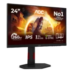 AOC G4 24G4ZR Monitor PC 60,5 cm (23.8") 1920 x 1080 Pixel Full HD LED Nero, Rosso - immagine 2