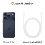 Apple iPhone 17 Pro 256GB Blu Profondo - immagine 4