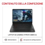 HP E4EW7EA laptop Intel Core Ultra 9 275HX 40,6 cm (16") 2.5K 32 GB DDR5-SDRAM NVIDIA GeForce RTX 5070 Wi-Fi 6 (802.11ax) FreeDOS AI PC Nero - immagine 6