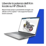 HP E47GWET laptop Copilot+ PC 386H 40,6 cm (16") WUXGA 64 GB DDR5-SDRAM 1 TB SSD Wi-Fi 7 (802.11be) Windows 11 Pro AI Workstation, AI PC Argento - immagine 6