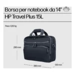 HP Borsa per notebook da 14" Travel Plus 15L - immagine 3