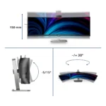 Philips 49B2U6900CH/00 Monitor PC 124 cm (48.8") 5120 x 1440 Pixel Dual QHD LCD Nero - immagine 3