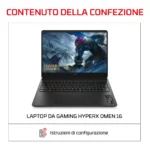HP E4FB4EA laptop Intel Core Ultra 7 40,6 cm (16") 2.5K 32 GB DDR5-SDRAM NVIDIA GeForce RTX 5070 Wi-Fi 6 (802.11ax) FreeDOS AI PC Nero - immagine 6