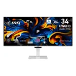 MSI PRO MAX 341QPXW14G Monitor PC 86,4 cm (34") 3440 x 1440 Pixel UltraWide Quad HD QD-OLED Bianco