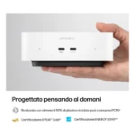 HP E4EU4EA PC/stazione di lavoro Intel Core 5 16 GB LPDDR5x-SDRAM 512 GB SSD Windows 11 Home Mini PC AI PC Bianco - immagine 13
