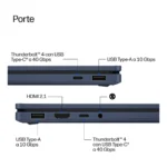 HP E4EX1EA laptop Copilot+ PC Intel Core Ultra 7 356H 40,6 cm (16") Touch screen 2K 32 GB LPDDR5x-SDRAM 1 TB SSD Wi-Fi 7 (802.11be) Windows 11 Home Blu - immagine 4