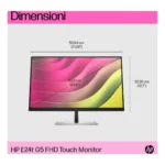 HP Monitor touch E24t G5 FHD - immagine 4