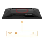 AOC G4 25G4SRE Monitor PC 62,2 cm (24.5") 1920 x 1080 Pixel Full HD LED Nero, Rosso - immagine 3