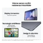 Samsung Galaxy Tab S10+, Tablet AI, Display 12.4" Dynamic AMOLED 2X, Wi-Fi, RAM 12GB, 256GB, 10.090 mAh, Android 14, IP68, Gray, [Versione italiana] 2024 - immagine 4