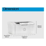 HP LaserJet Stampante M110w - immagine 11