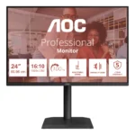 AOC E4 X24E4U Monitor PC 61 cm (24") 1920 x 1200 Pixel Full HD LED Nero - immagine 2