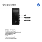 HP Z2 Tower G1i Wolf Pro Security Edition Intel Core Ultra 9 285K 32 GB DDR5-SDRAM 1 TB SSD NVIDIA RTX Pro 2000 Blackwell Windows 11 Pro Stazione di lavoro AI Workstation, AI PC Nero - immagine 2