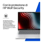 HP E4LH3AT laptop Copilot+ PC AMD Ryzen AI 5 Computer portatile 35,6 cm (14") 3K 16 GB LPDDR5x-SDRAM 512 GB SSD Wi-Fi 7 (802.11be) Windows 11 Pro Argento - immagine 6