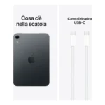 Apple iPad mini Wi-Fi 128GB Vetro standard - Mezzanotte (A20 Pro) - immagine 9