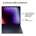 HP E4EX3EA laptop Copilot+ PC AMD Ryzen AI 7 445 40,6 cm (16") Touch screen 2K 32 GB LPDDR5x-SDRAM 1 TB SSD Wi-Fi 7 (802.11be) Windows 11 Home Blu - immagine 2