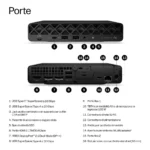 HP E07KVAT PC/stazione di lavoro Copilot+ PC Intel Core Ultra 7 356H 16 GB DDR5-SDRAM 512 GB SSD Windows 11 Pro Mini PC AI PC - immagine 3