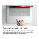 HP E4EX4EA laptop Copilot+ PC Intel Core Ultra 7 Computer portatile 43,9 cm (17.3") Touch screen Full HD 24 GB LPDDR5x-SDRAM 512 GB SSD Wi-Fi 7 (802.11be) Windows 11 Home Argento - immagine 11