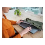 Trust Bologna Sottile borsa per laptop ecocompatibile, per laptop da 16 pollici - Verde - immagine 12
