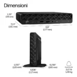 HP E07KVAT PC/stazione di lavoro Copilot+ PC Intel Core Ultra 7 356H 16 GB DDR5-SDRAM 512 GB SSD Windows 11 Pro Mini PC AI PC - immagine 4