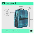 HP Zaino Campus XL Tartan Plaid - immagine 5