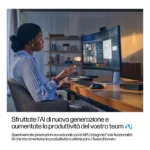 HP EliteDesk 8 Mini G1a Desktop Next Gen AI PC Wolf Pro Security Edition Copilot+ PC 350 16 GB DDR5-SDRAM 512 GB SSD Windows 11 Pro Mini PC - immagine 4
