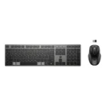 HP Combinazione di tastiera e mouse wireless ricaricabili multidispositivo 725
