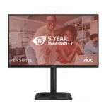 AOC 24E4U Monitor PC 60,5 cm (23.8") 1920 x 1080 Pixel Full HD LED Nero