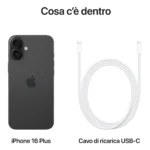 Apple iPhone 16 Plus 256GB Nero - immagine 4
