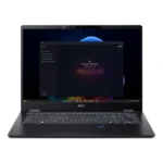 Acer TravelMate P6 TMP614-54T-TCO-54LF Copilot+ PC Intel Core Ultra 5 226V Computer portatile 35,6 cm (14") Touch screen WUXGA 16 GB DDR5-SDRAM 512 GB SSD Wi-Fi 7 (802.11be) Windows 11 Pro Italiano Nero - immagine 2