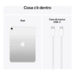 Apple iPad 11" Wi-Fi + Cellular 128GB Argento - immagine 6