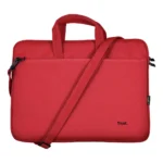 Trust Bologna Sottile borsa per laptop ecocompatibile, per laptop da 16 pollici - Rosso