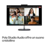 HP E4ET3EA All-in-One PC Copilot+ PC Intel Core Ultra 7 356H 68,6 cm (27") 2560 x 1440 Pixel PC All-in-one 16 GB DDR5-SDRAM 1 TB SSD Windows 11 Home Wi-Fi 7 (802.11be) Nero, Grigio - immagine 10