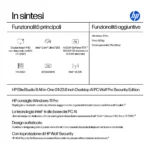 HP EliteStudio 8 G1i AI Wolf Pro Security Edition Intel Core Ultra 7 265 60,5 cm (23.8") 1920 x 1080 Pixel Touch screen PC All-in-one 32 GB DDR5-SDRAM 1 TB SSD Windows 11 Pro Wi-Fi 7 (802.11be) AI PC Argento - immagine 4