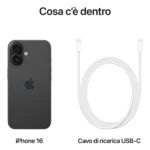 Apple iPhone 16 128GB Nero - immagine 9