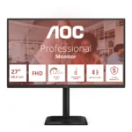 AOC 27E4U Monitor PC 68,6 cm (27") 1920 x 1080 Pixel Full HD LED Nero - immagine 2