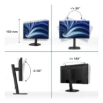 Philips Serie 3000 24B2U3301/00 Monitor PC 60,5 cm (23.8") 1920 x 1080 Pixel Full HD LCD Nero - immagine 3